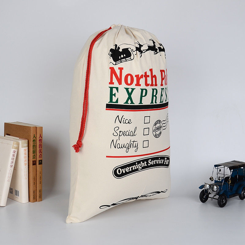 Sacca decorata a tema natalizio