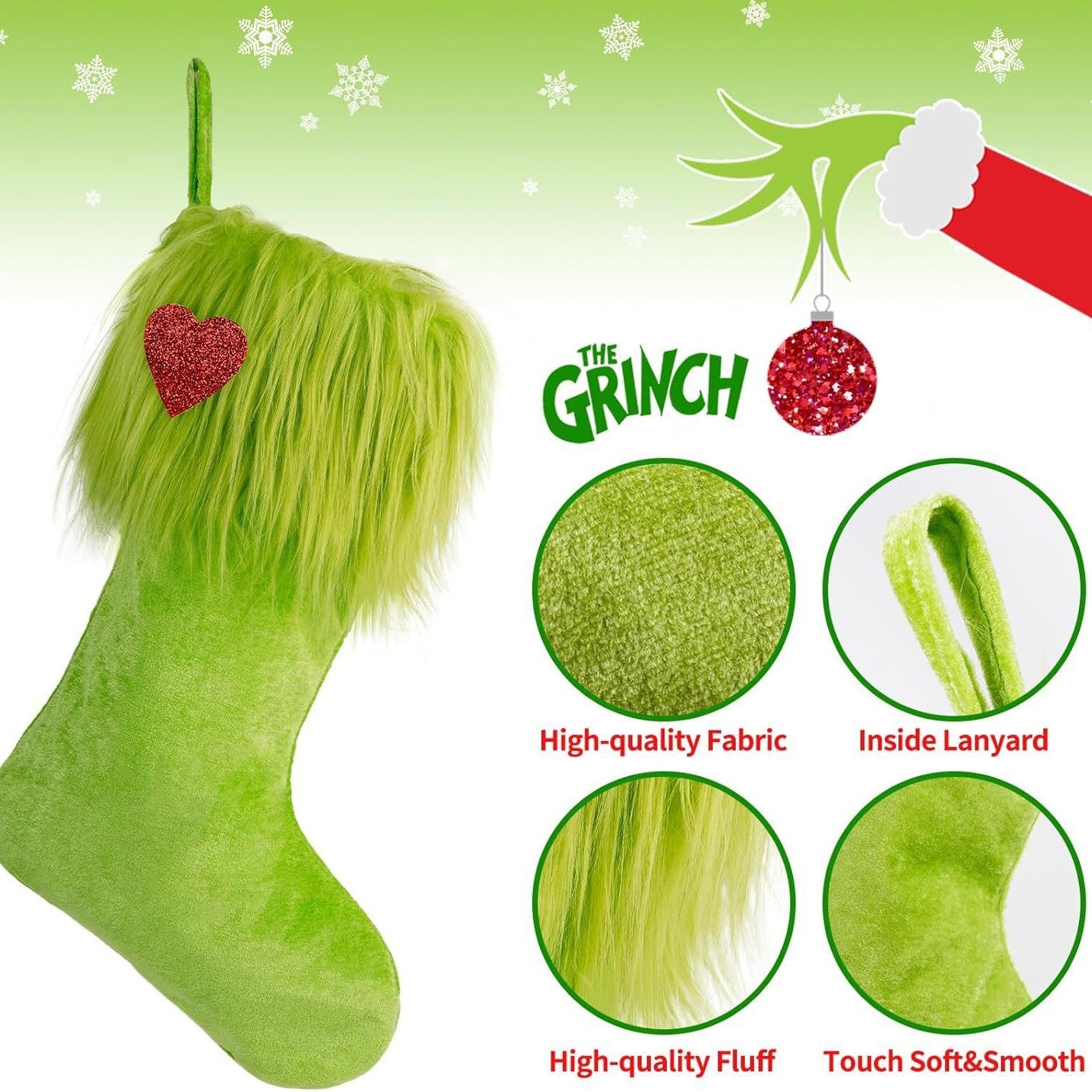 Calza Enorme del Grinch